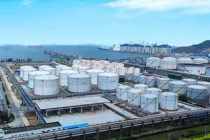 Progetto di collegamento della conduttura del petrolio greggio DN600 di Sinochem Tianjin Port petrolchimico Storage Co., Ltd./progetto della casa della pompa del petrolio greggio