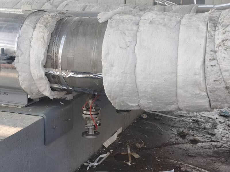 porta Yantai Longkou 6 #-7 #, progetto 10 #-11 # tracciamento del calore elettrico della conduttura